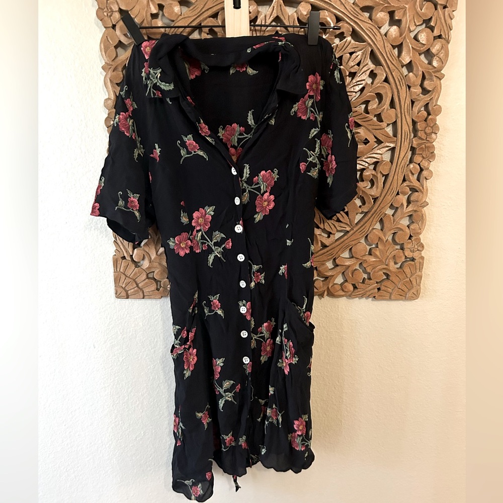 Vintage button dress